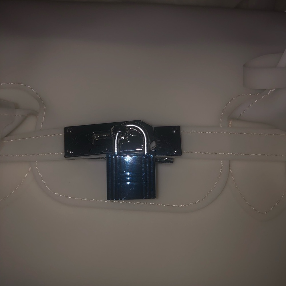 White Jelly Transparent Furkin Bag - Picture 5 of 7